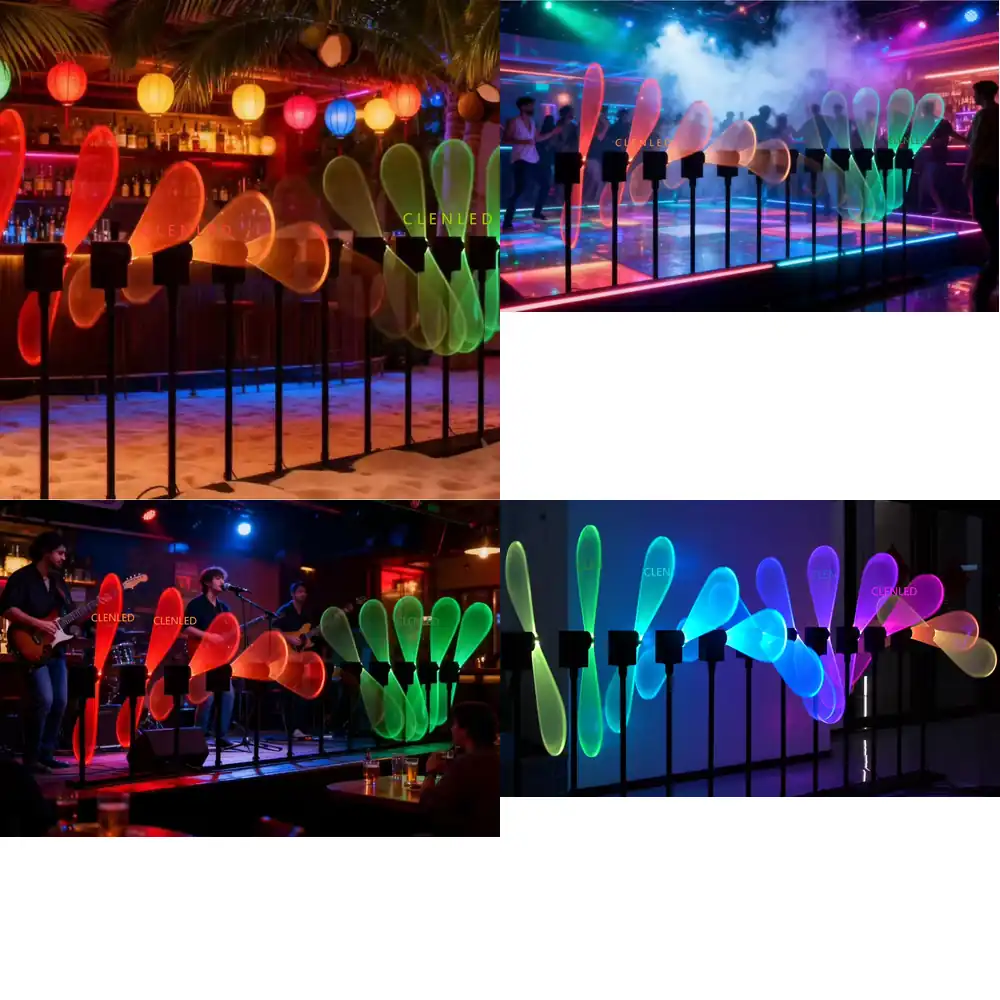 Decor Lighting Fans - 360 graden rotatie 24V RGB LED