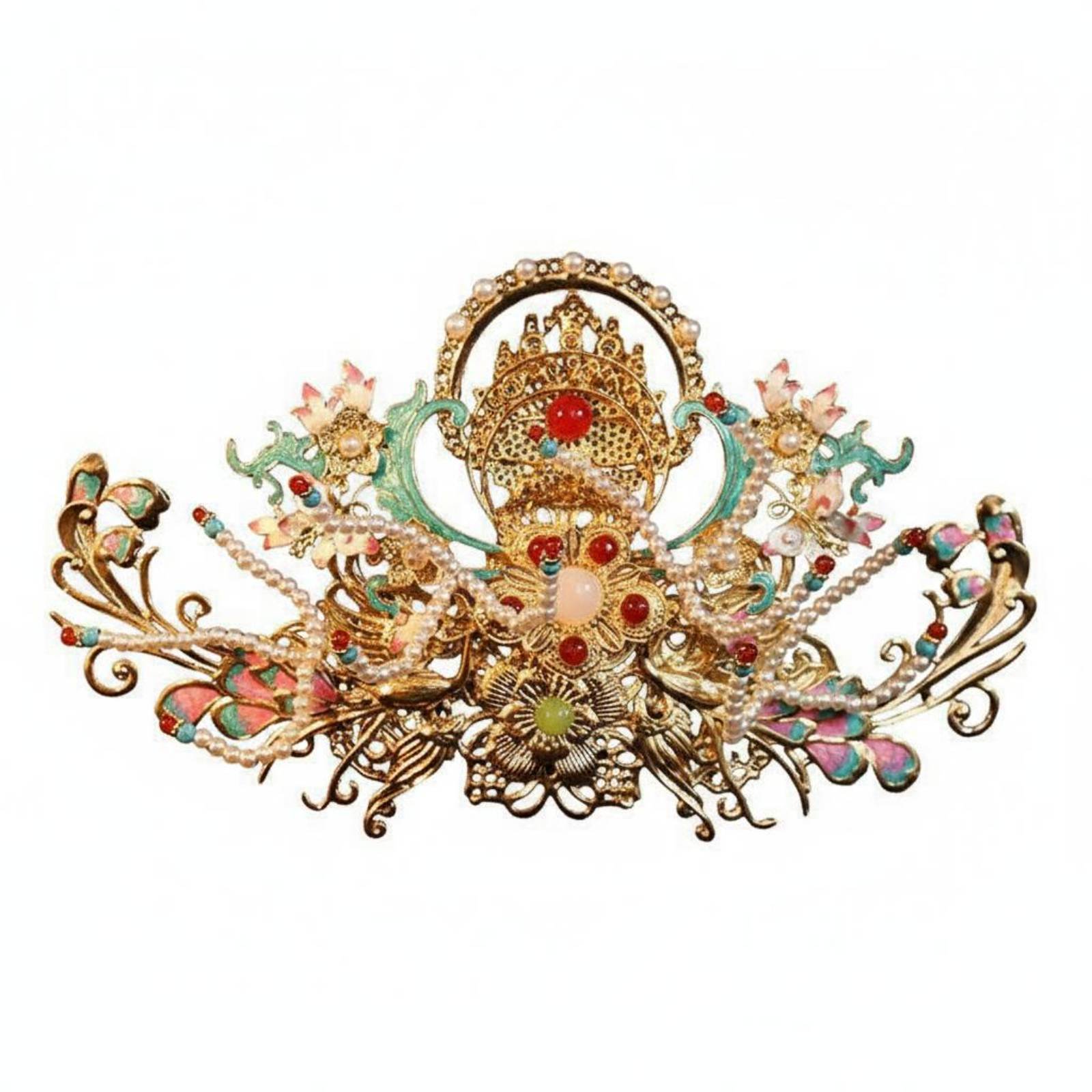 Elegant Decor & Lighting Llc - Traditionele Chinese haarkroon Feërieke esthetiek Traditioneel