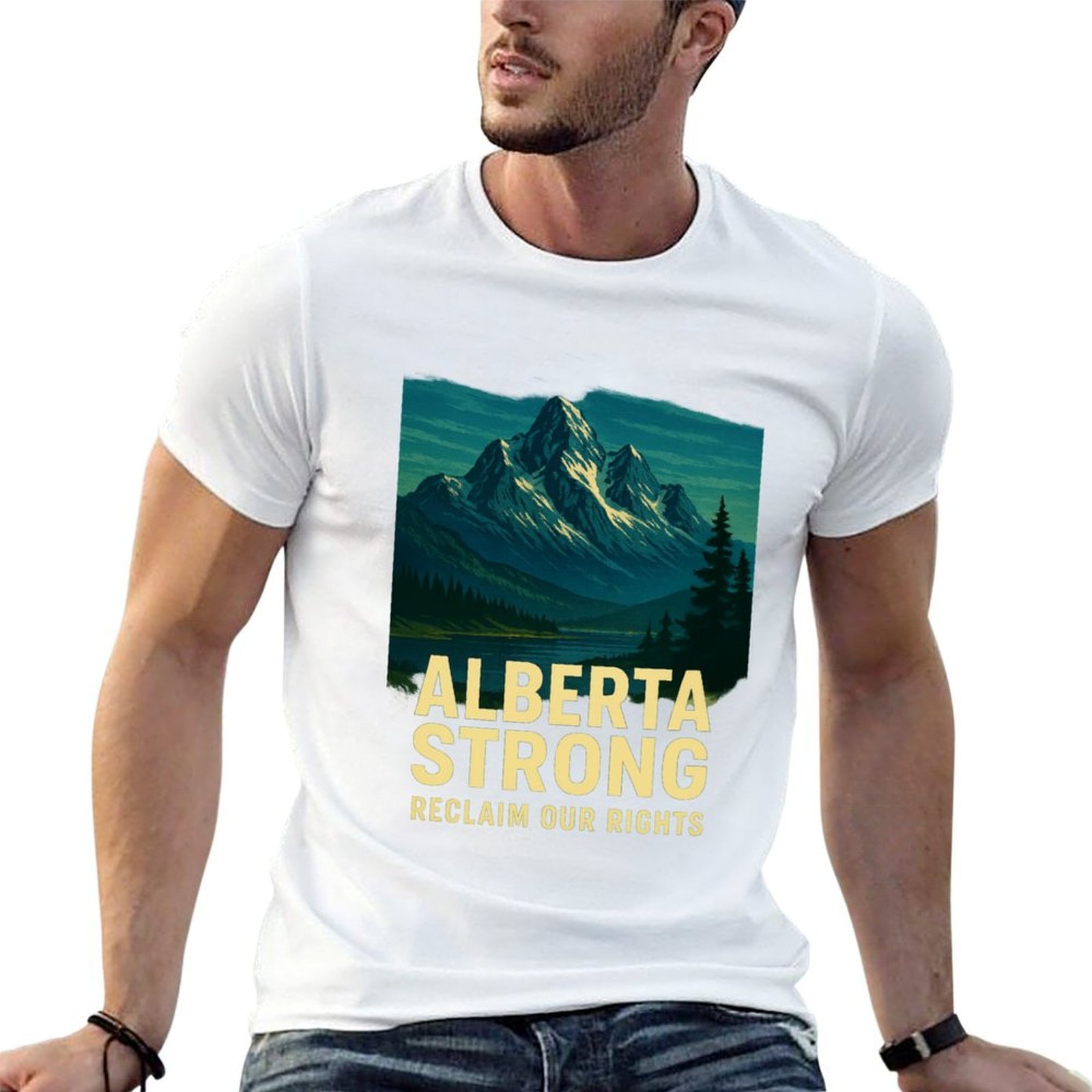 Alberta Lighting & Decor Edmonton Ab - Alberta Strong T-shirt Casual lichte zomertop