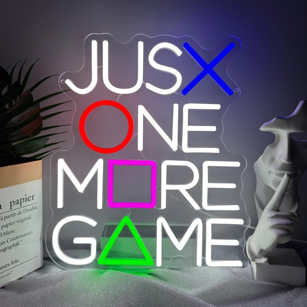 Lighting Decor And More - Nog één spel neonbordje USB dimbare