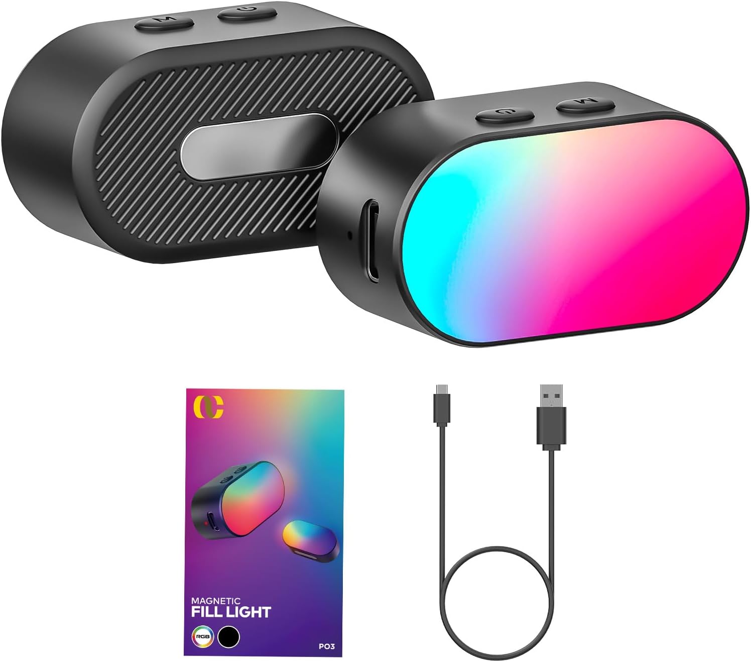 Lighting Gallery - AOCHUAN Mini RGB Magnetisch Invullicht 3-stops