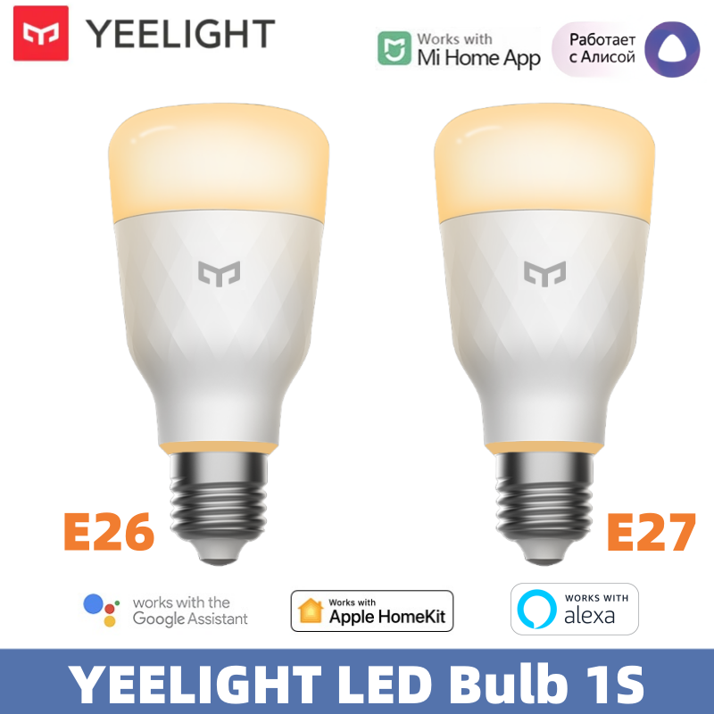 Yeelight Light Smart Bulb - YEELIGHT LED-lamp 1S Smart Light E26/E27