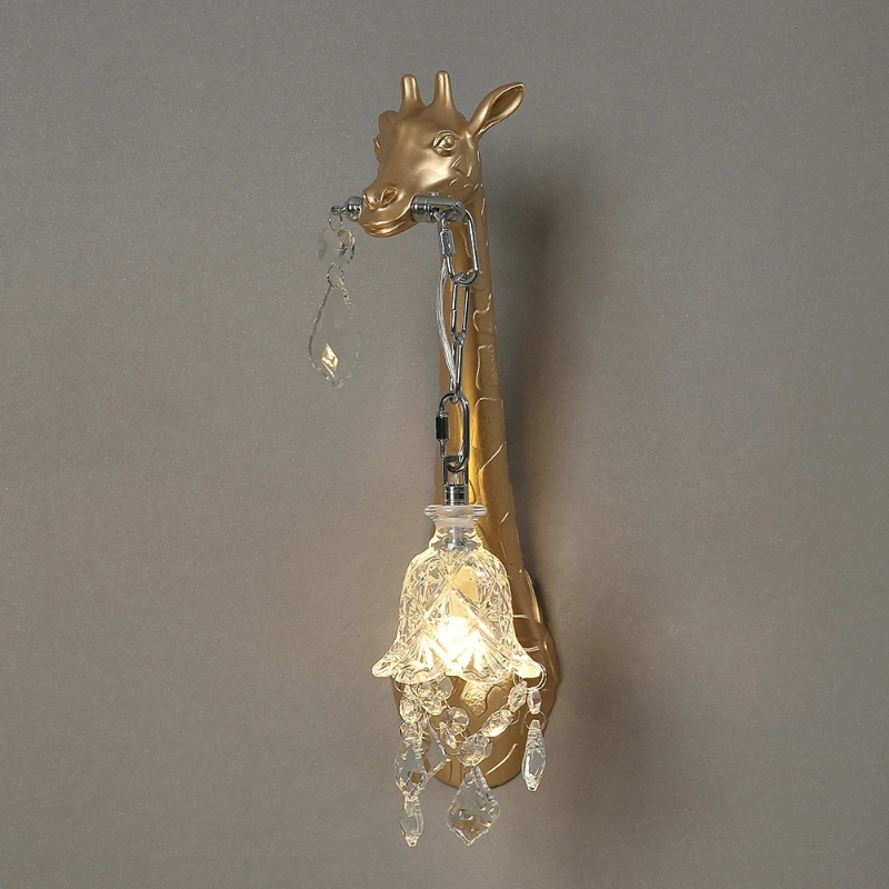Decor Lighting Sales - Hars Giraffe Led Wandlamp voor Nachtkastje