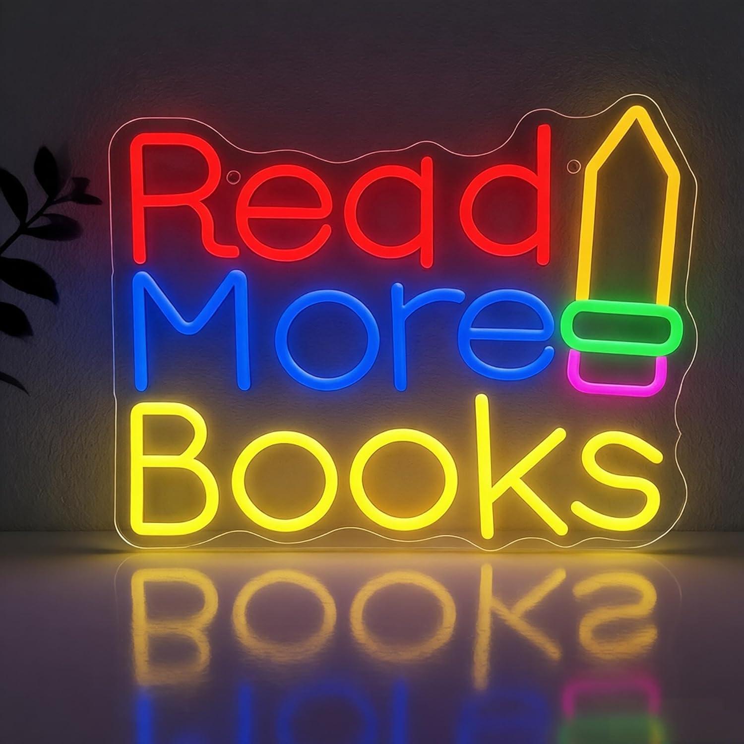 Lighting Decor And More - Lees meer boeken Neon Sign USB