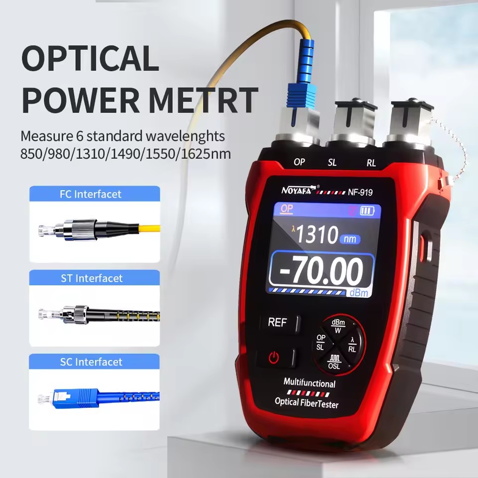 Lighting Visual - Noyafa NF-919 Optische Powermeter met Lichtbron