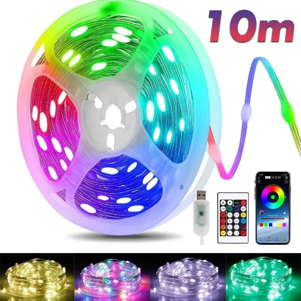 Decor Lighting Address - Adresseerbare RGBIC LED Fairy String Garland