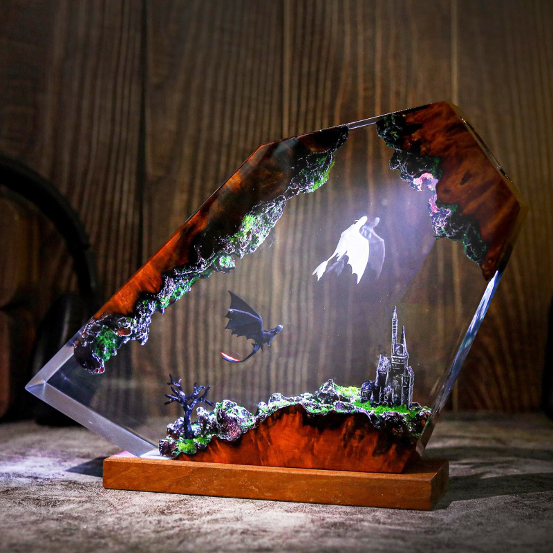 Creatief hars nachtlampje slaa - Decor Lighting Sales recensie en prijs