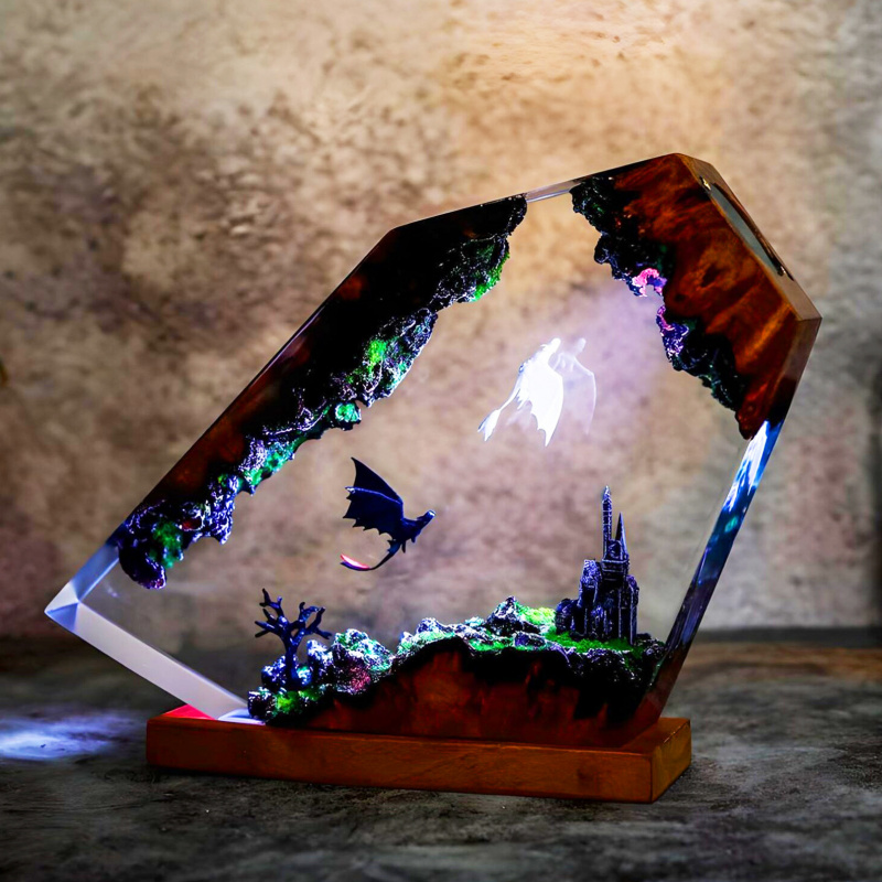 Creatief hars nachtlampje slaa - Decor Lighting Sales recensie en prijs