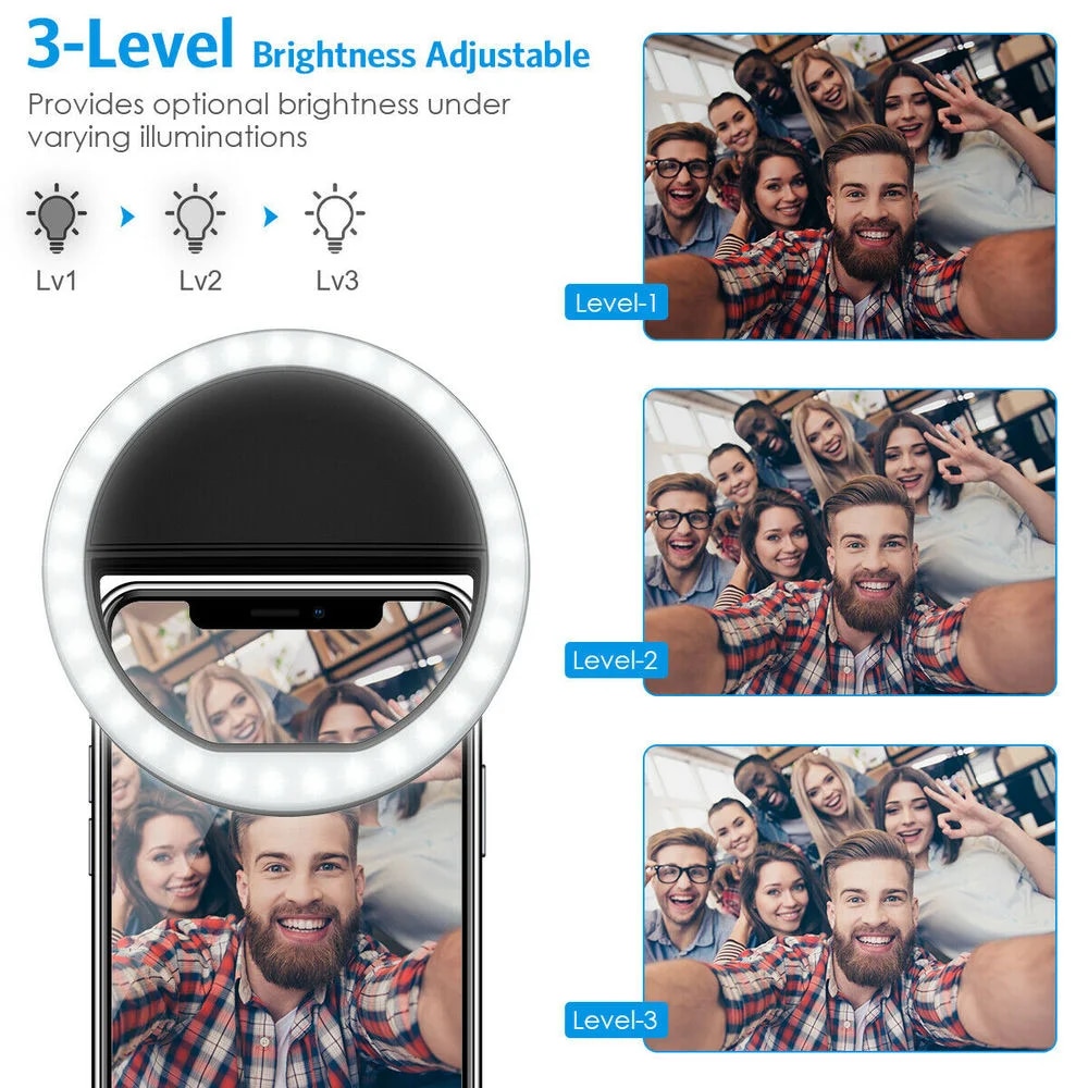 Usb Oplaadbare Led Selfie Ring - Lighting Gallery recensie en prijs