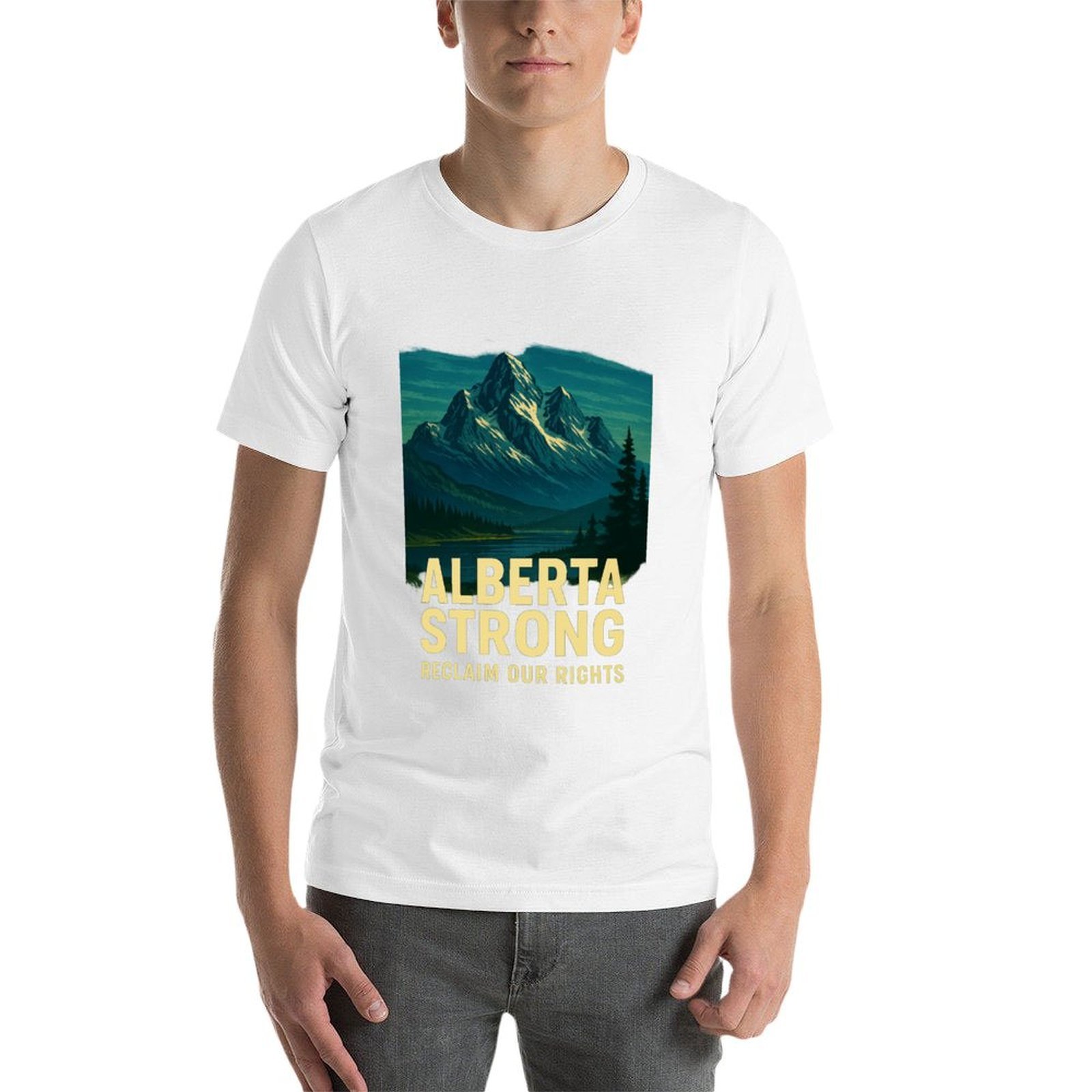 Alberta Strong T-shirt Casual  - Alberta Lighting & Decor Edmonton Ab recensie en prijs