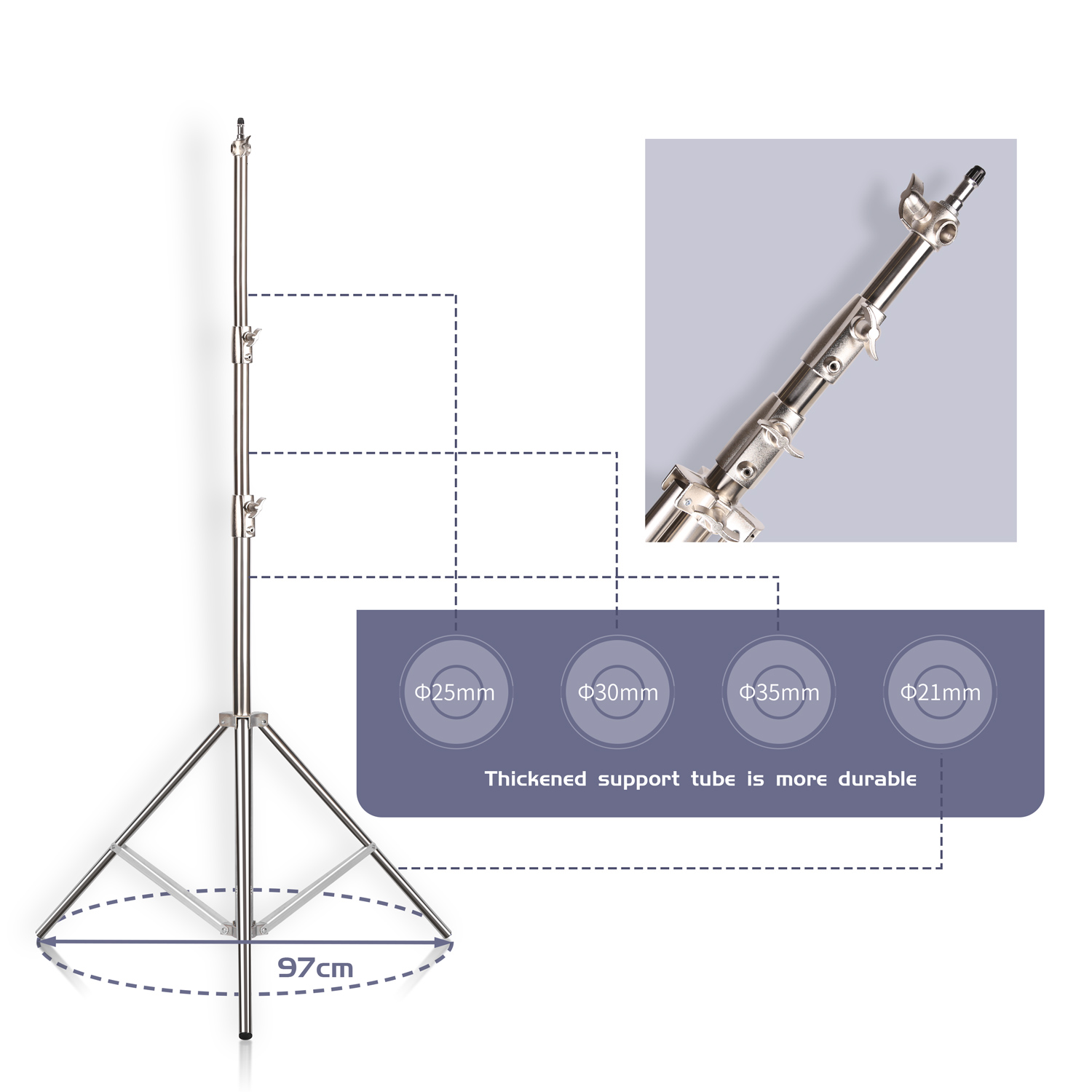 SH 2,8 m roestvrijstalen licht - Lighting Gallery recensie en prijs