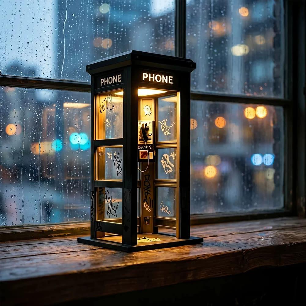 Retro Graffiti Telefooncel Taf - Decor Lighting Table Lamps recensie en prijs