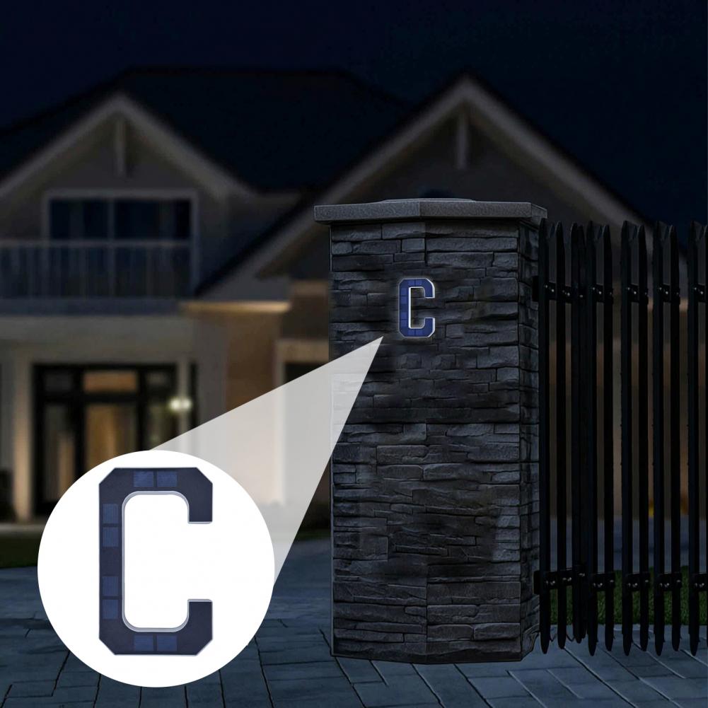 Nummerbord voor zonne-energie, - Decor Lighting Address recensie en prijs