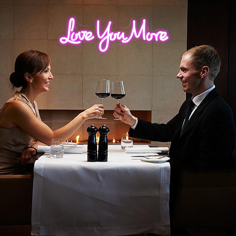 Love You More Neon Sign USB di - Lighting Decor And More recensie en prijs