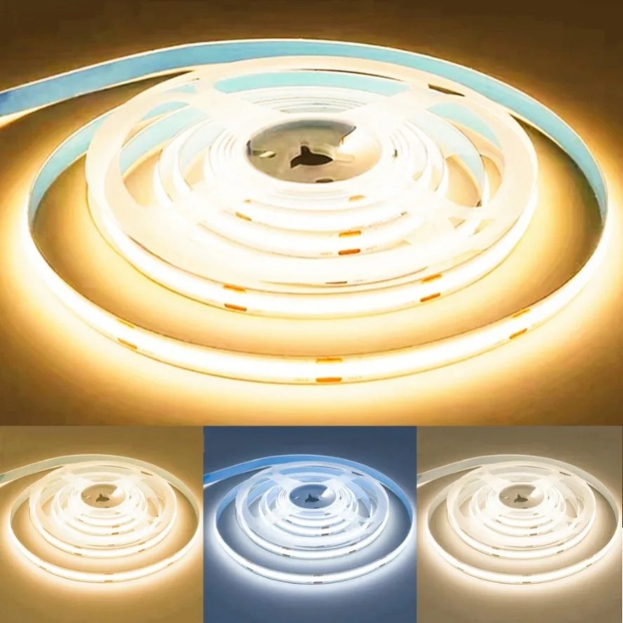 Dimbare LED COB Strip 10m 320L - Lighting Decor And More recensie en prijs