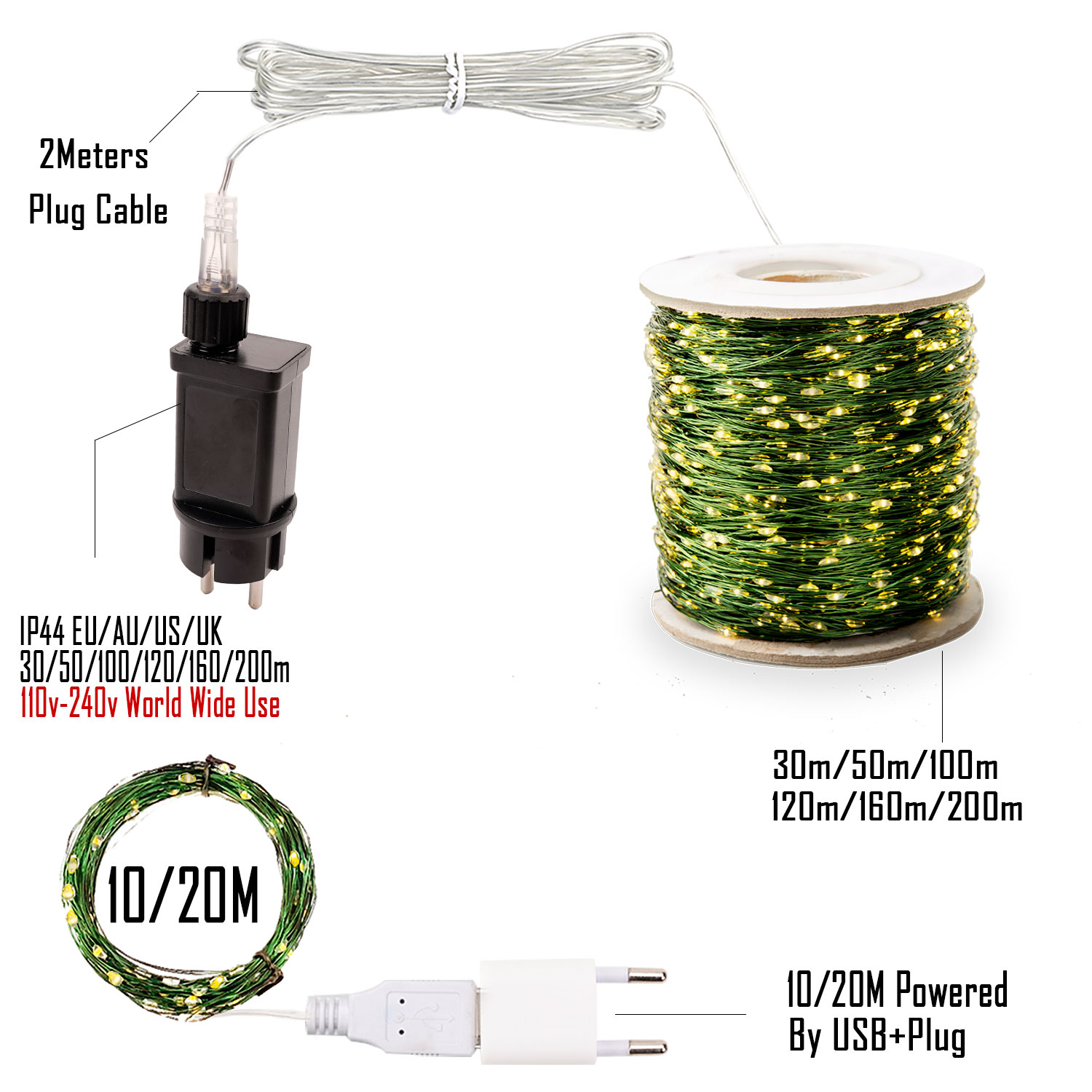 Meer LED Groene Draad Garland  - Lighting Decor And More recensie en prijs