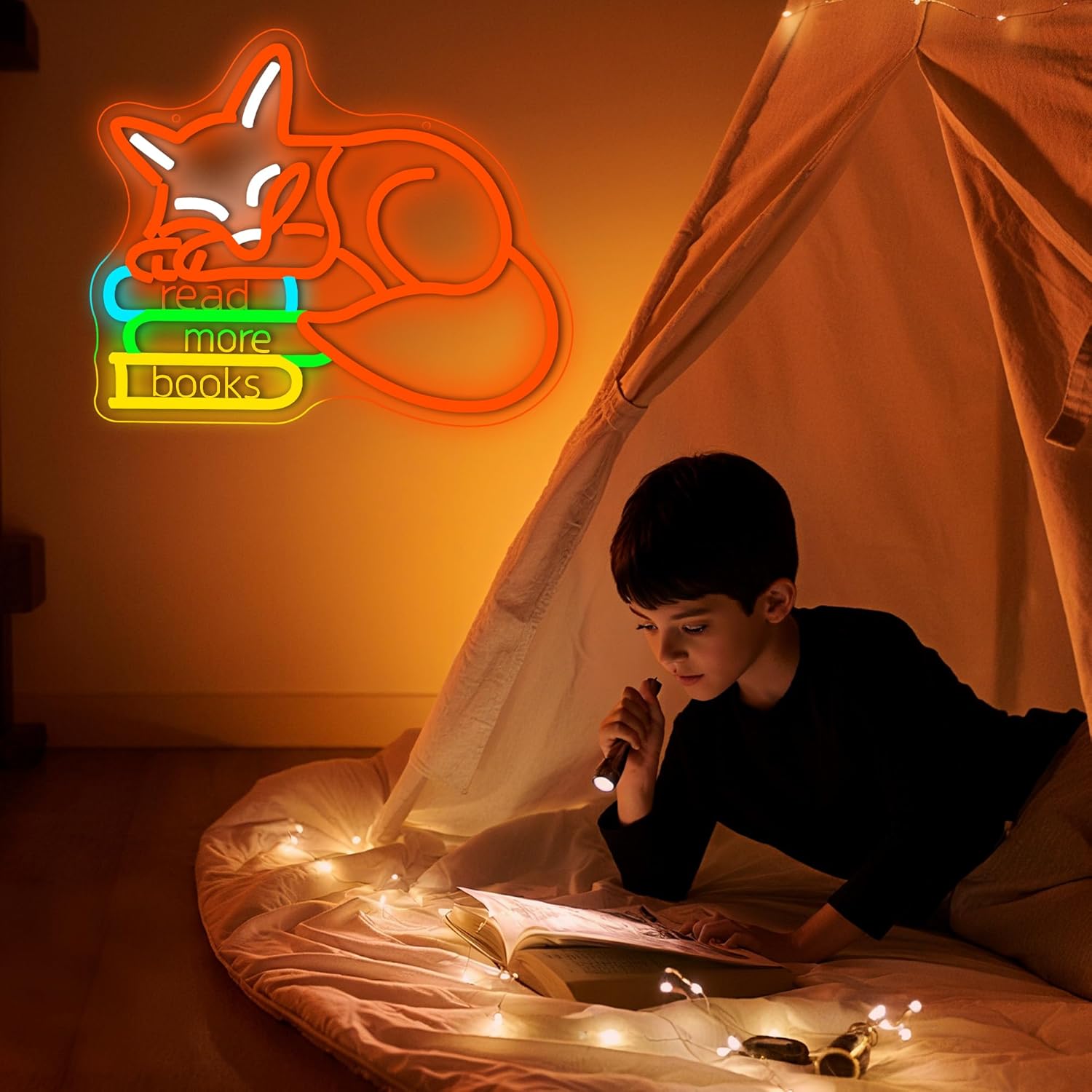 Lees meer boeken Neonbord Kame - Lighting Decor And More recensie en prijs