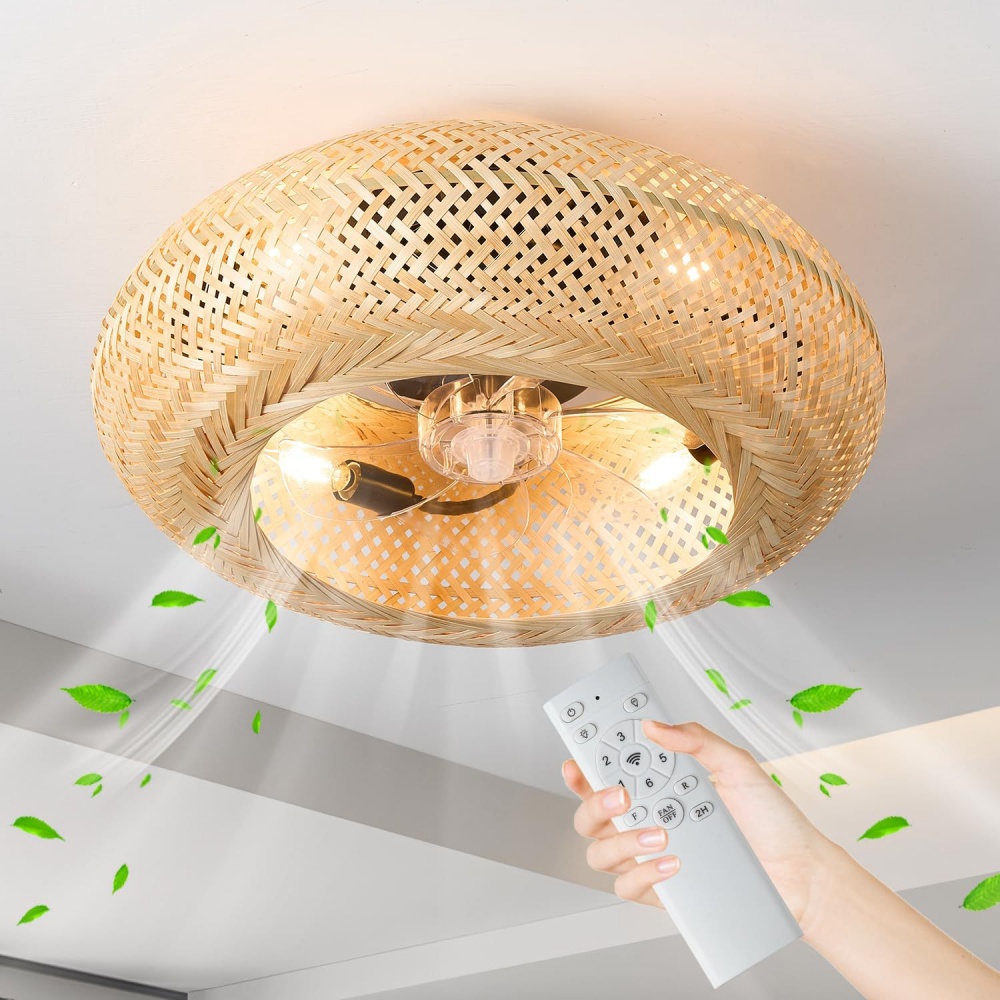 Bamboe Plafondventilatorlamp m - Decor Lighting Ceiling Fans recensie en prijs