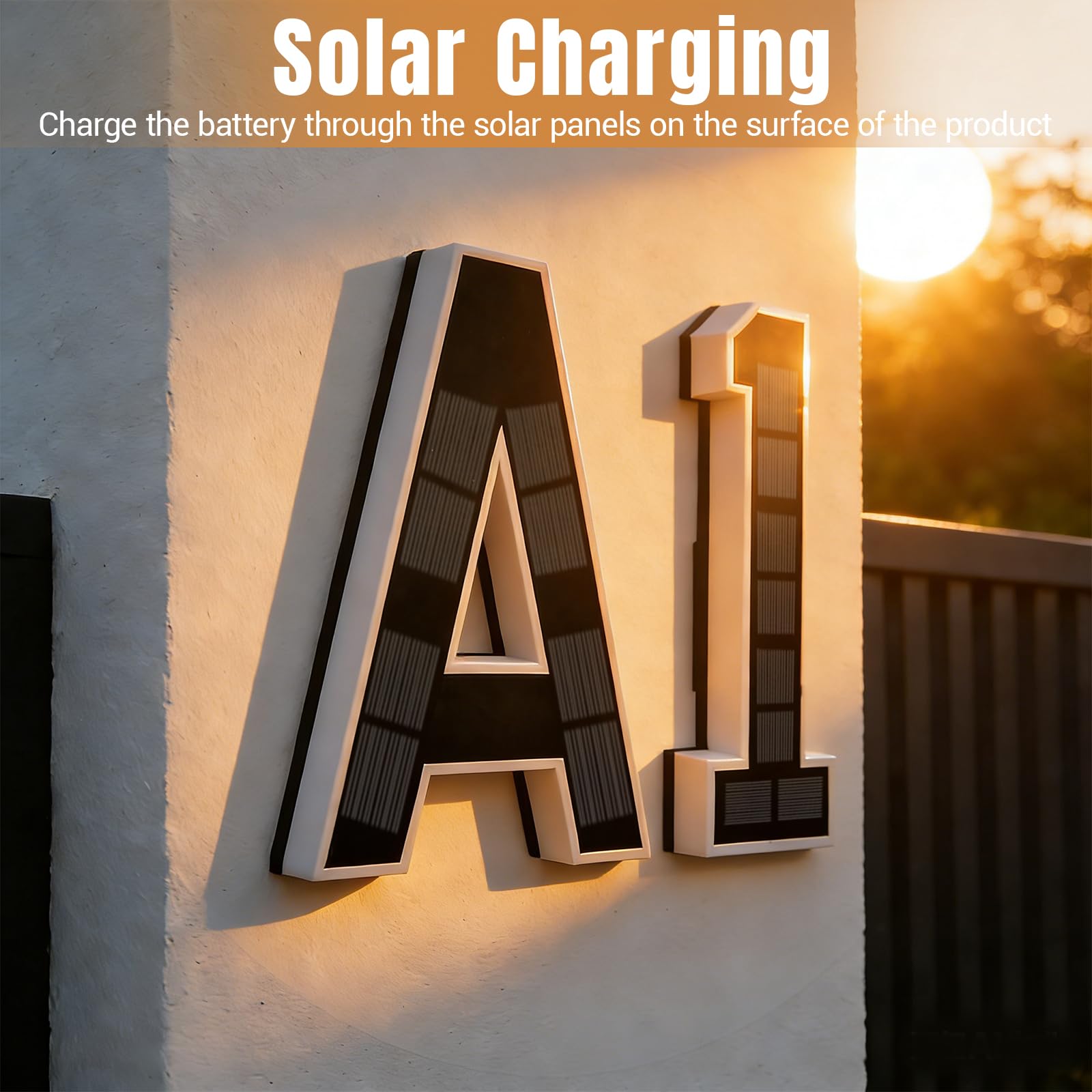Modern Solar LED-adresbord Lic - Decor Lighting Address recensie en prijs