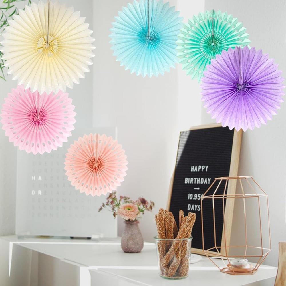 Pastel Regenboog Papieren Fans - Decor Lighting Fans recensie en prijs