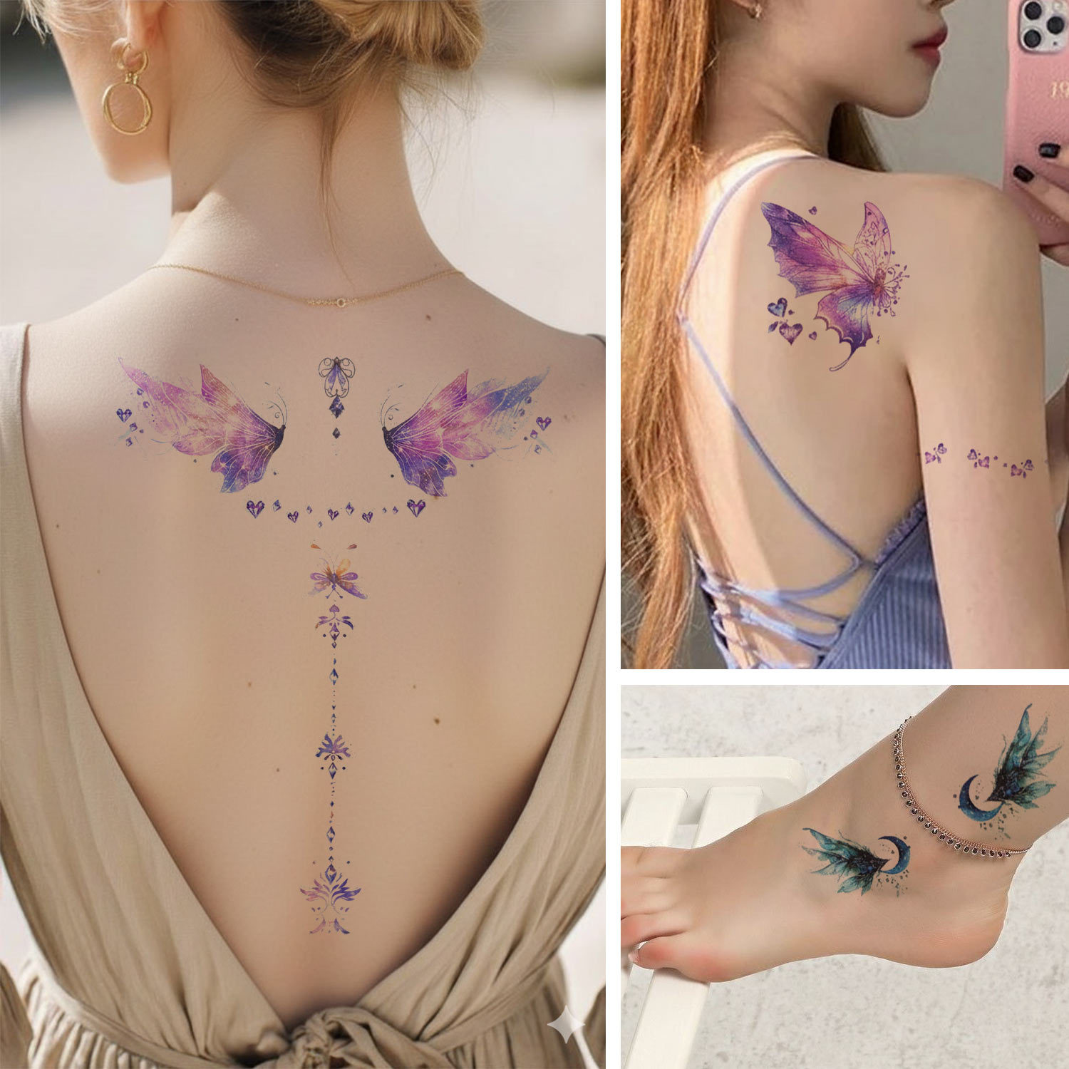 Glitter Angel Face Stickers Kl - Elegant Decor & Lighting Llc recensie en prijs